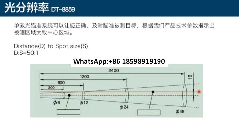 1600도 산업고정밀 고온 적외선 온도계 DT 8858 8859