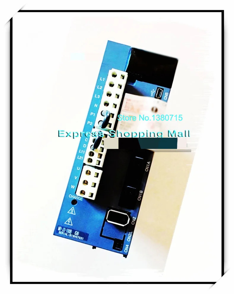 오리지널 MR-J3-100B 3PH AC220V 1KW SSCNET III AC 서보 드라이브