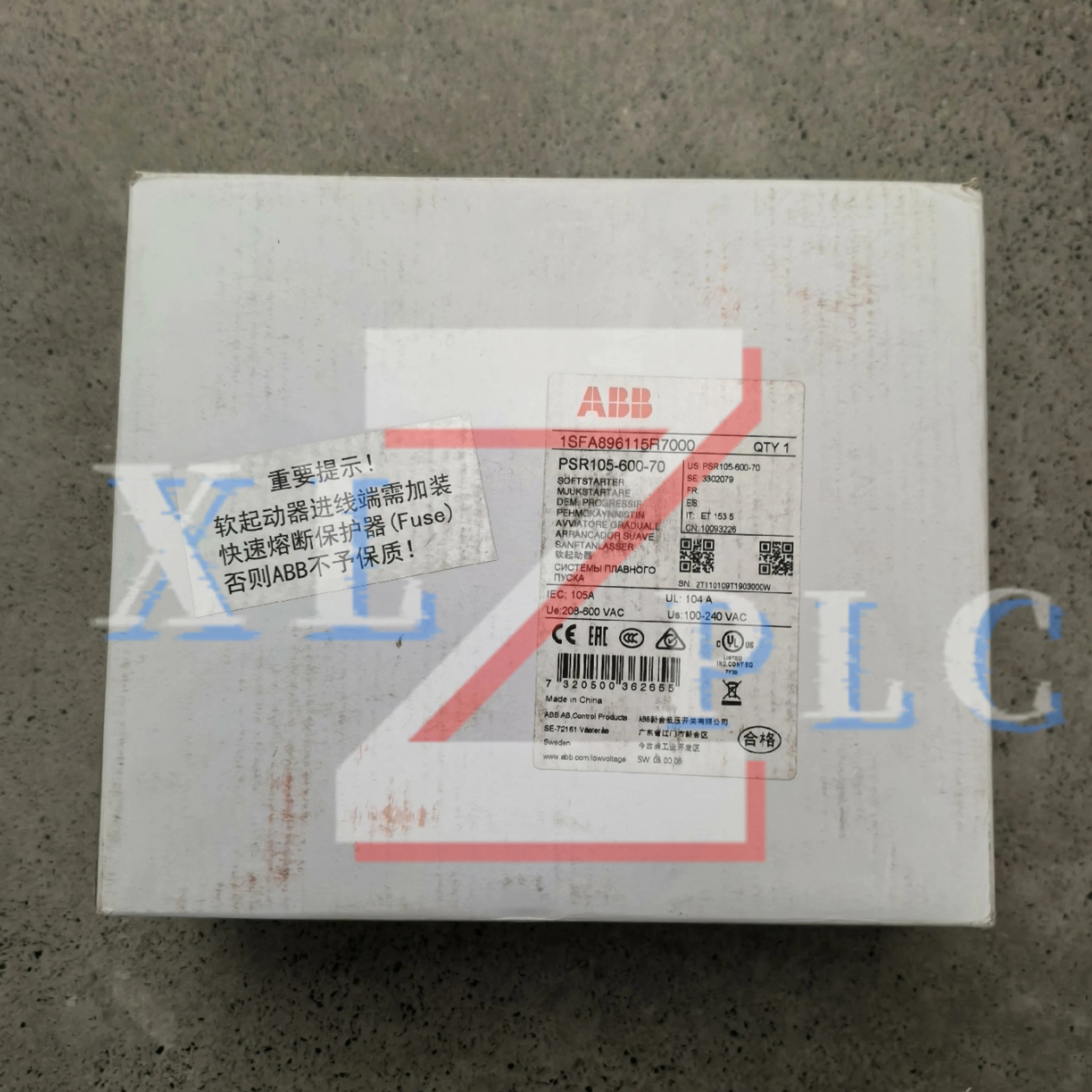 오리지널 소프트 스타터 PSR60-600-70 PSR72-600-70 PSR85-600-70 PSR105-600-70