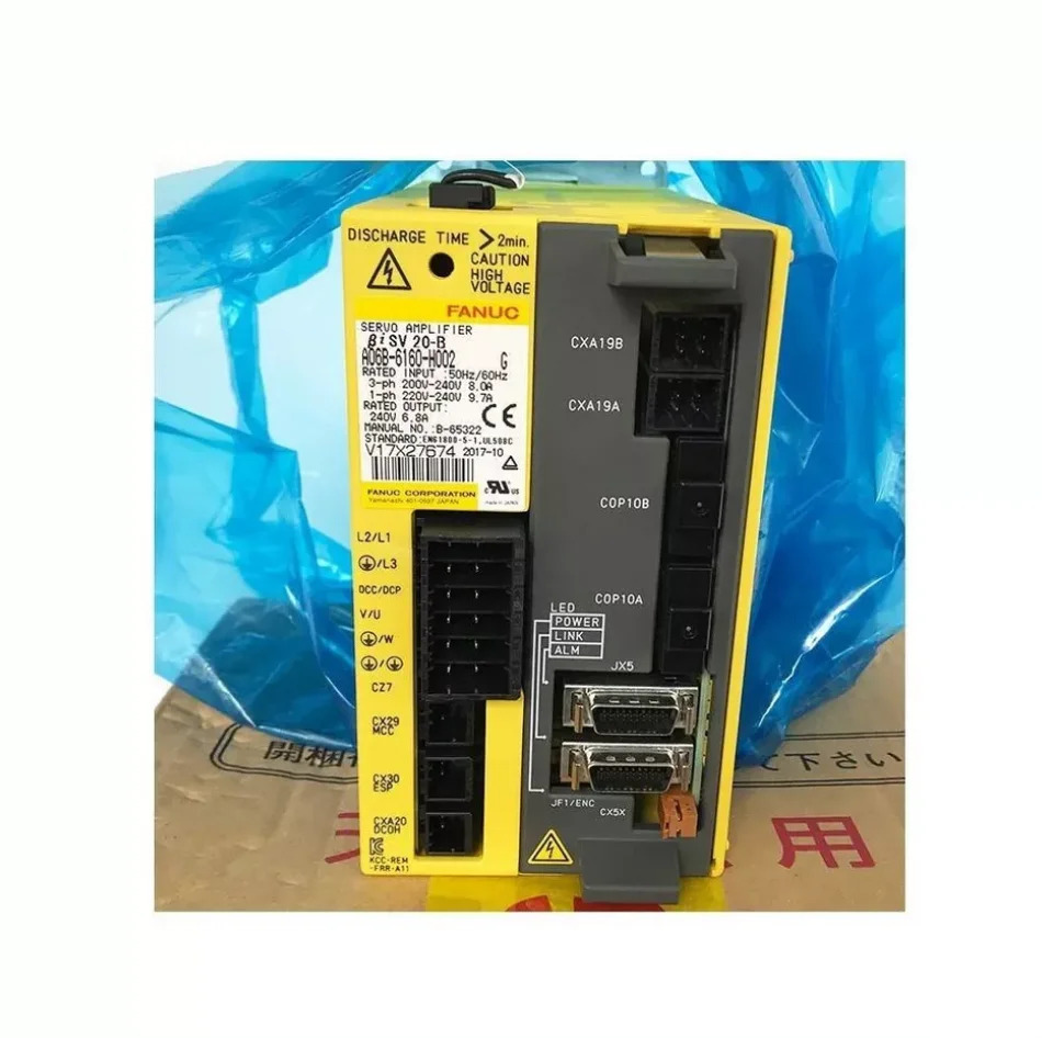 A06B-6160-H002 CNC 컨트롤러Fanuc 서보 증폭기 12개월 A06B 6160 H002