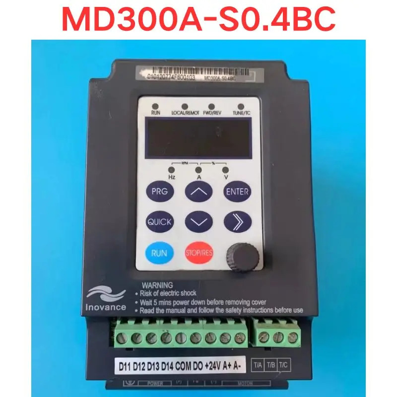 리퍼 Inovance MD300A-S0.4BC 주파수 변환기 0.4KW 기능 OK