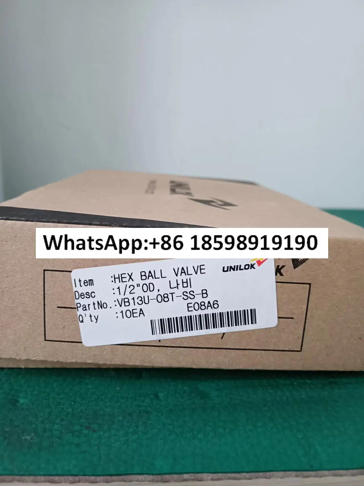 카트리지 볼 밸브 버터플라이 핸들 스트레이트 1 2 VB13U 08T SS B
