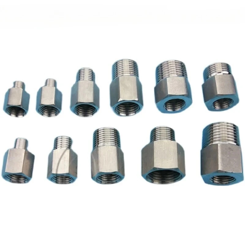 10PCS 압력 게이지 304 스테인레스 스틸 어댑터 G1/4 M20 x 1.5 M14 G1/2 1/2NPT