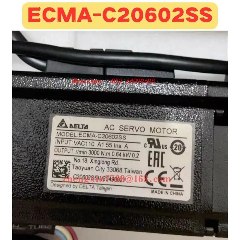오리지널 ECMA-C20602SS 서보모터 ECMA C20602SS 신