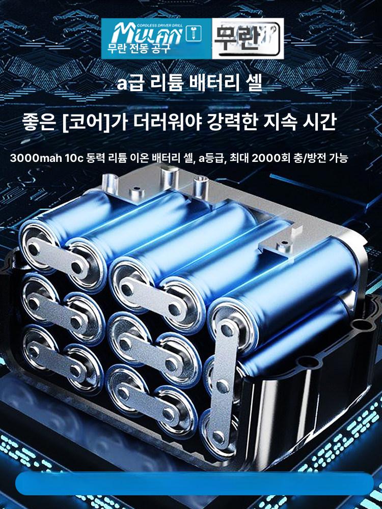 경량 함마 착암기 파괴 해머드릴 브러시리스 베어툴 충전 충격 항타기 로터리 기본형 - 상세 이미지 4