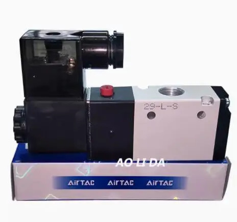 Airtac 3방향 솔레노이드 밸브 3V210-08-NC 3V210-08-NO AC24V DC24V 평상시 열림