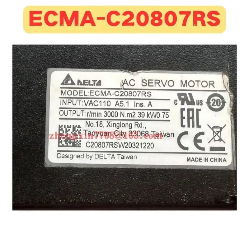 리퍼 서보모터 ECMA-C20807RS ECMA C20807RS 정상 기능 완료