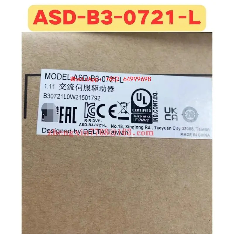 ASD-B3-0721-L 서보 드라이브 ASD B3 0721 L 신