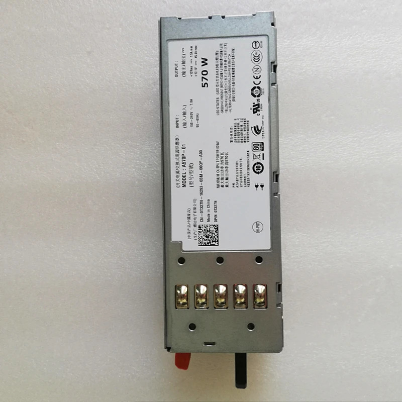 Dell PowerEdge R710 T610 PSU 전원공급장치 C570A-S0 A570P-00 A570P-01 FU100 T327N VPR1M 570W 신