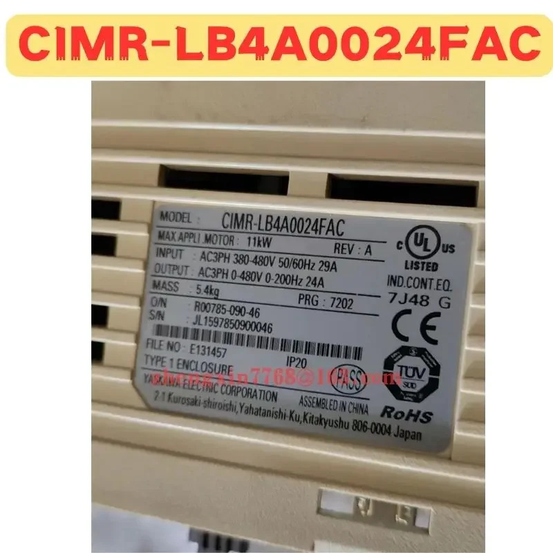 리퍼 주파수 변환기 인코더 없음 PG 카드 CIMR-LB4A0024FAC CIMR LB4A0024FAC 정상 기능 완료