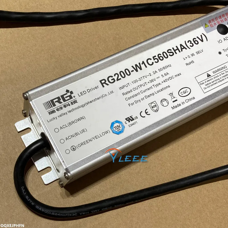 전원공급장치 RG 36V5.6A 200W RG200-W1C560SHA