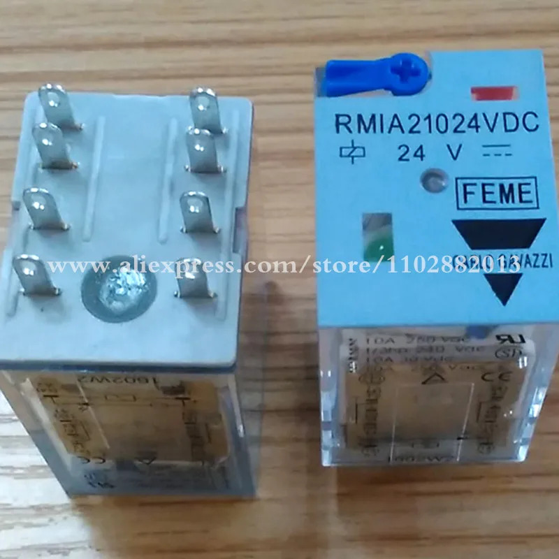 5PCS RMIA 210230 VAC RMIA21024VDC 오리지널 중릴레이