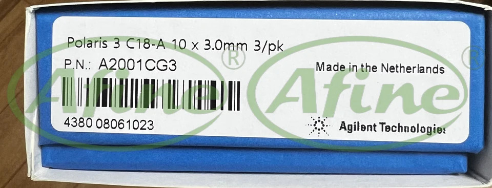 AFINE Agilent 폴라리스 C18-A 크롬셉 가드 카트리지 A2001CG3 180 A 3 m 10x3.0mm 3/pk