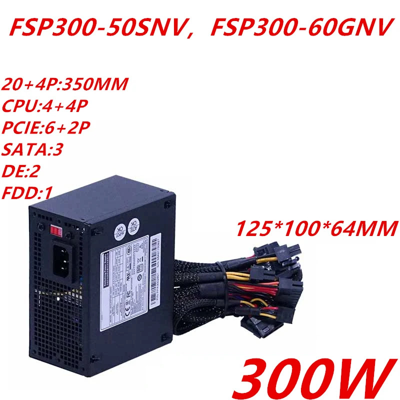전원공급장치 FSP300-50SNV FSP300-60GNV FSP SFX M RTX 1050Ti 1060Ti 300W PSU 신