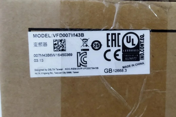 델타새 인버터 VFD007M43B VFD015M43B
