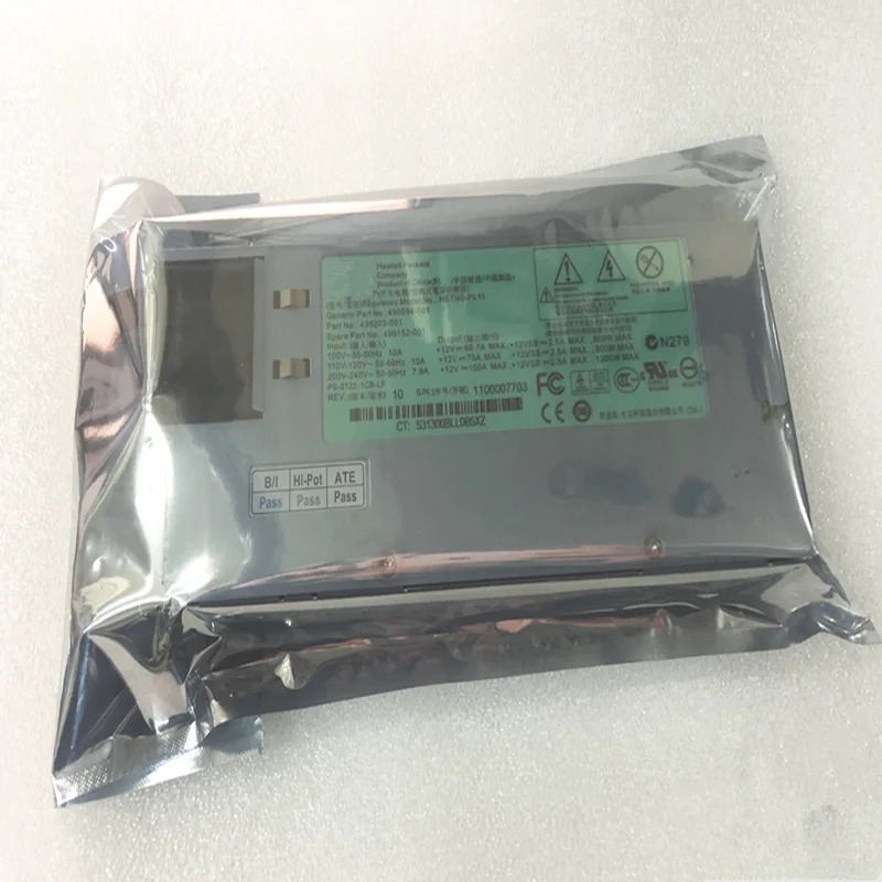 hp호환 DL380 G6 DL580 G7 PSU 1200W 전원공급장치 142258-002 498152-001 490594-001 438203-001 HSTNS-PL11 5001