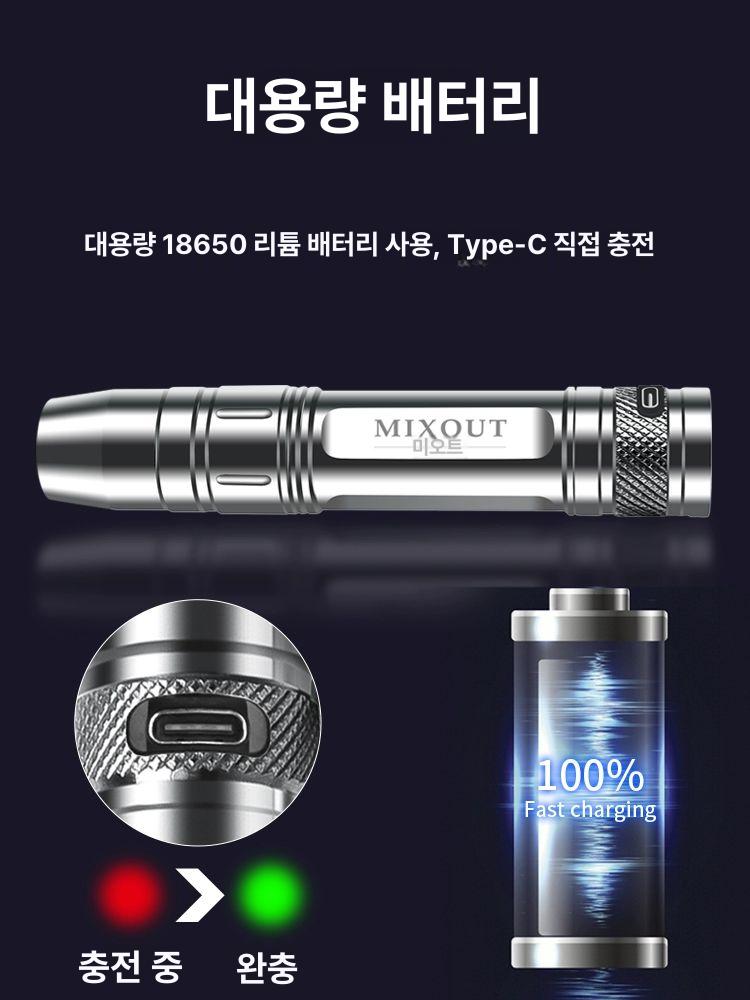 충전식 램프 고출력 휴대용 UV 살균 패키지 야광 랜턴 미니 라이트 컴팩트 - 상세 이미지 5