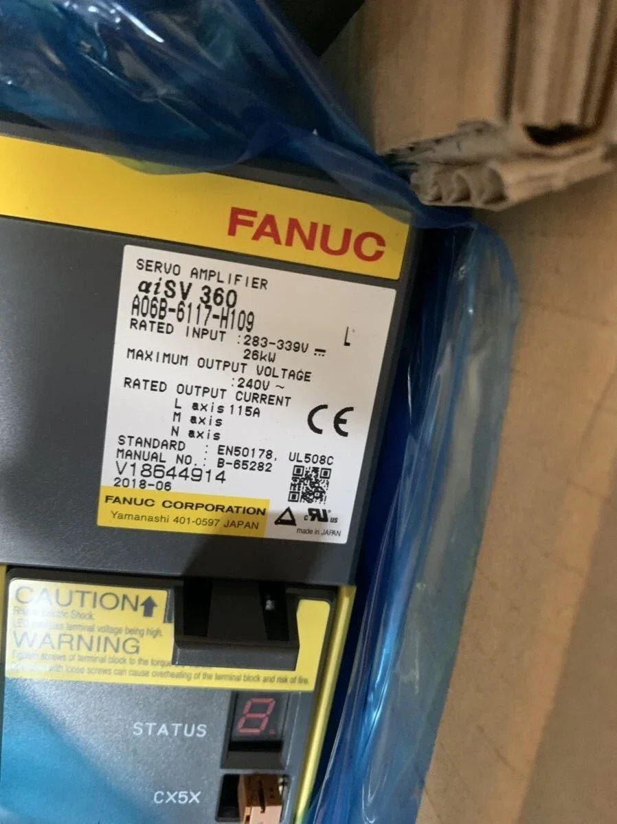 A06B-6117-H109 Fanuc 서보 드라이브 증폭기 12개월 A06B 6117 H109