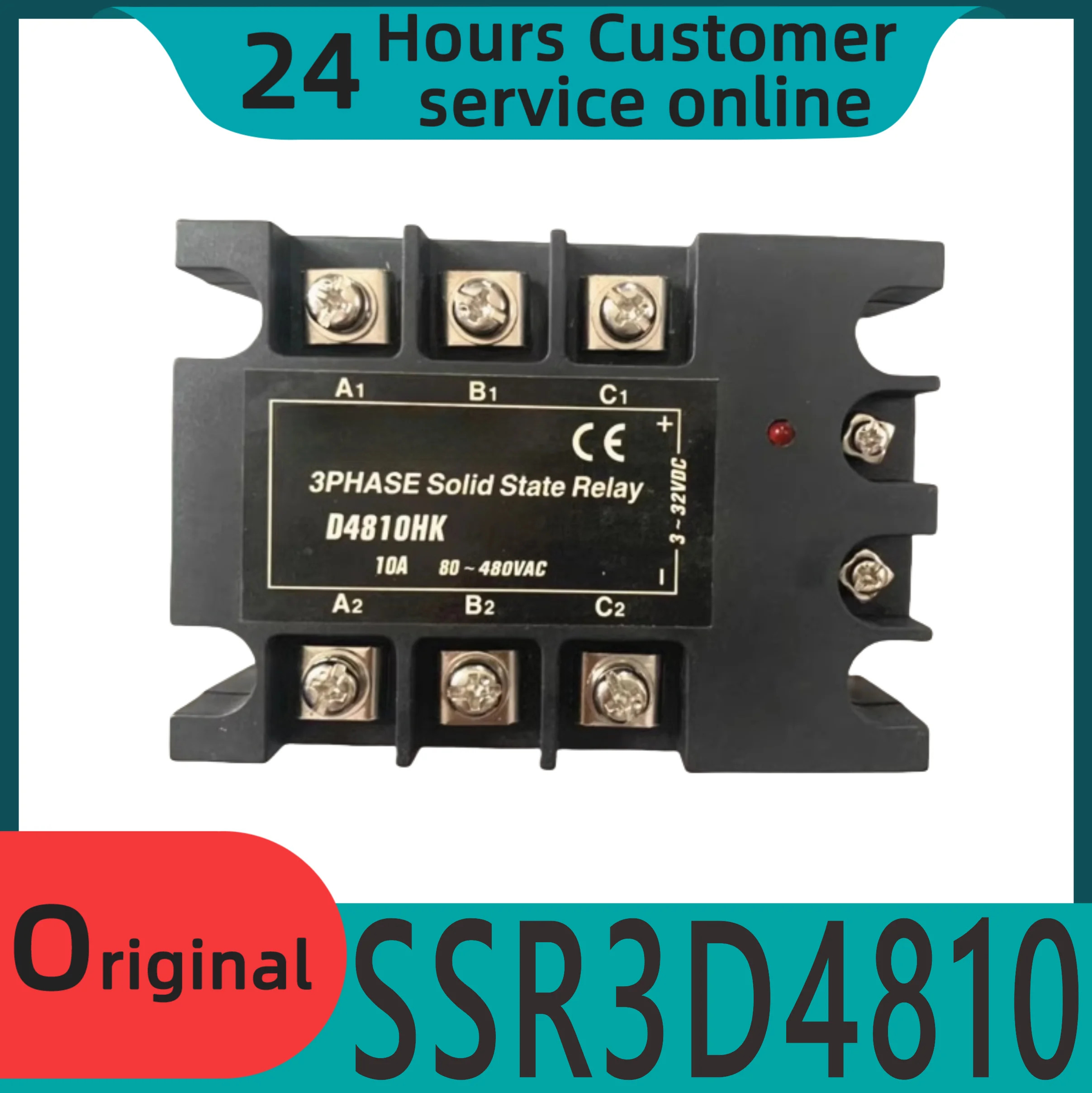 3상DC AC 솔리드 스테이트 릴레이 SSR3D4810 D4825 D4840HK25 40A 신