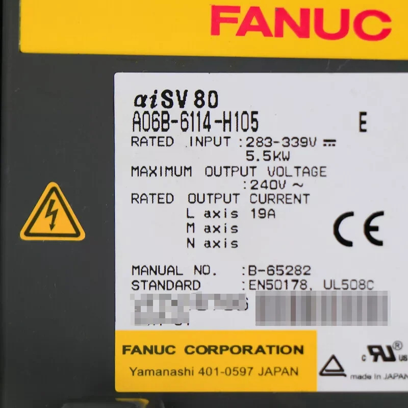 A06B-6114-H105 Fanuc 서보 모듈 Ok A06B6114H105 리퍼 완료