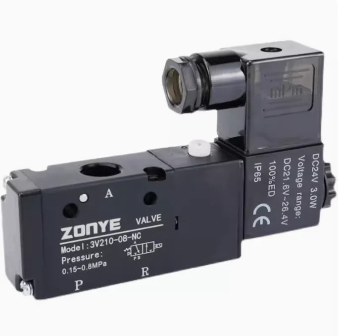 ZONYE 밸브 모델 3V210-08-NC DC24V AC220V 3V310-10-NC