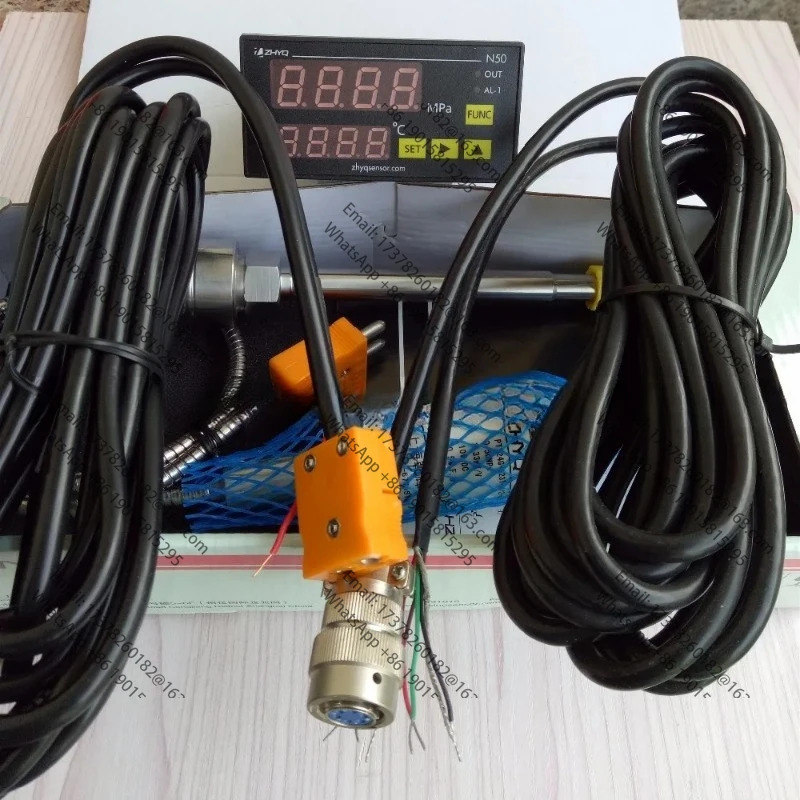 ZHYQ PT124G 123T 용융 압력 트랜스듀서 6핀 50Mpa 출력 3.3V/V 온도 표시기 N60N50N10 포함