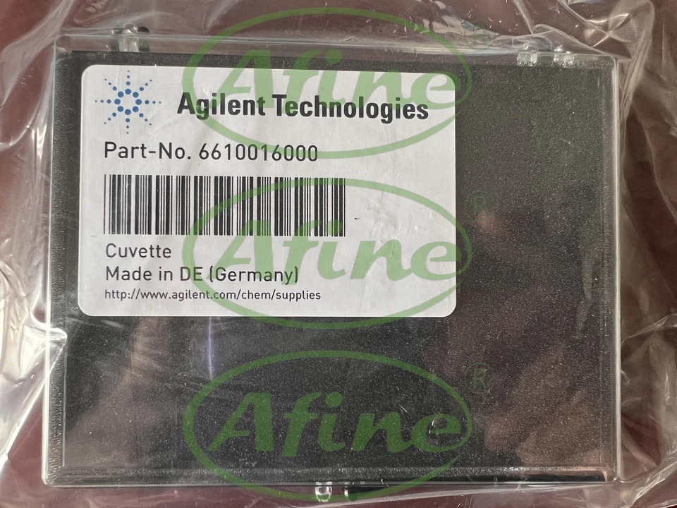 AFINE UV-Vis UV-Vis-NIR 시스템애질런트 매크로셀 6610016000 석영 PTFE 탑 100 mm 범위 35 mL 1/kg