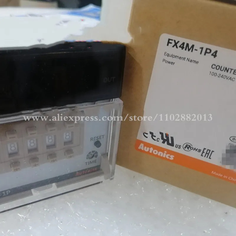FX4M-1P4 FX4M-1P2 FX4M-2P4 오리지널 디지털 카운터 타이머 카운트 릴레이 계산 디스플레이