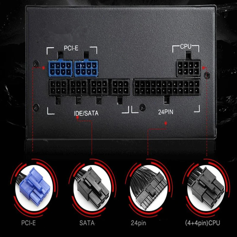 골든 필드 G6 PC PSU 정격 600W 피크 700W 전원공급장치 EPS600ELA80 신