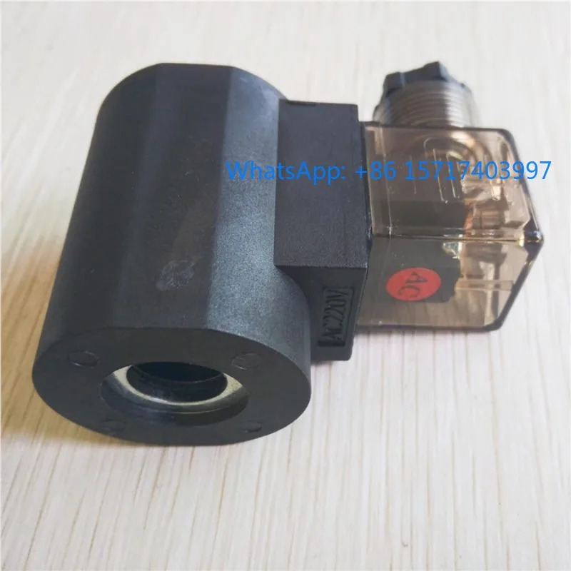 2pcs 카트리지 밸브 유압 솔레노이드 코일 내부 구멍/구멍 16mm 길이/높이 51mm AC220V DC24V
