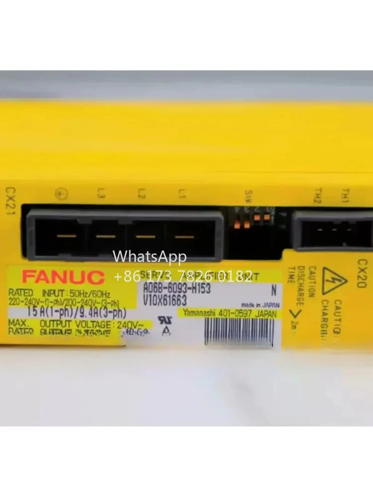 A06B-6093-H153 리퍼 드라이브 작동 기능 OK