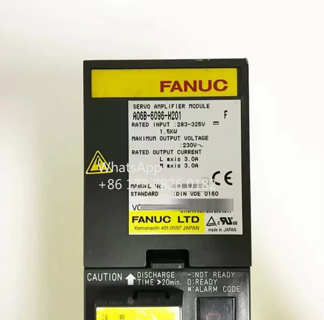 A06B-6096-H201 리퍼 드라이브 작동 기능 OK