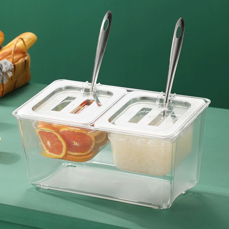 용기 업소용반찬통 대용량 주방 밀폐 직사각형 신선 식재료 뚜껑별도 식당용 단무지 - 상세 이미지 2