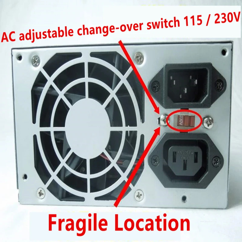 스위치 Antec AT오리지널 PSU P8P9 300W 스위칭 전원공급장치 PP-300V SPI-300G