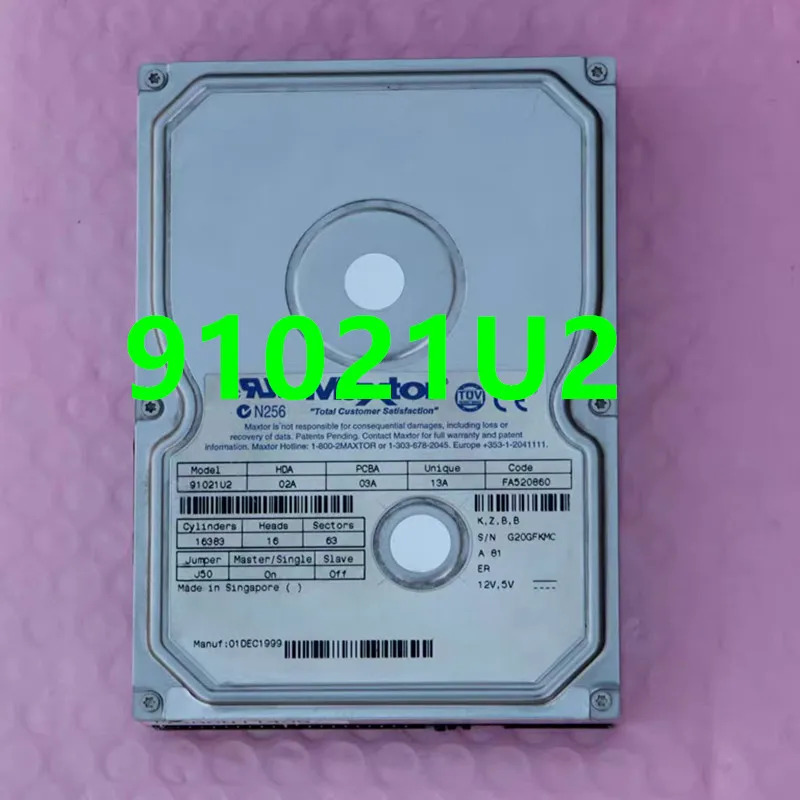 오리지널 리퍼 하드 MOR 1.2G 10.2GB 8.4GB IDE 3.5 인치 5400RPM 2MB 데스크탑 HDD 81280A2 91021U2 90841U2