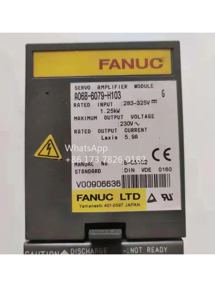A06B-6079-H103 Fanuc 리퍼 드라이브 작동 기능 OK