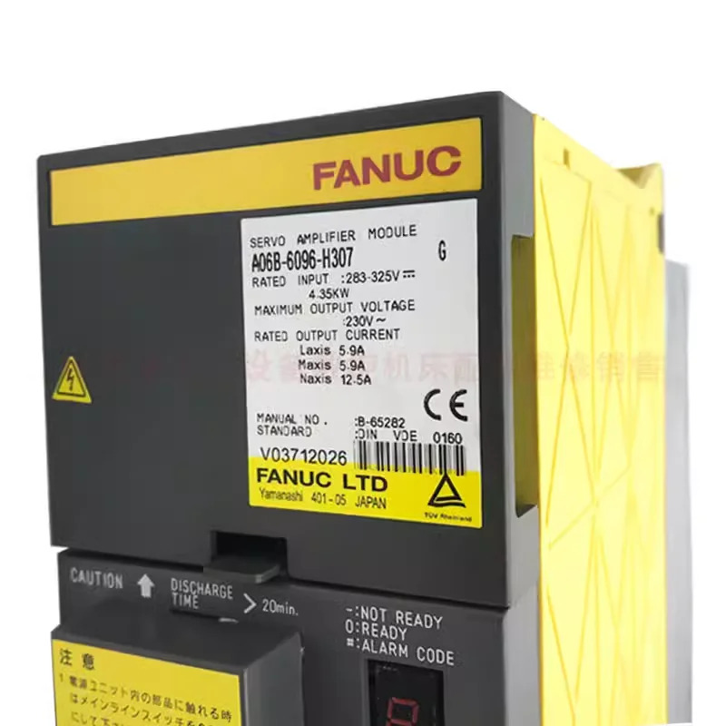 A06B-6096-H307 Fanuc 서보 드라이브 증폭기 모듈 리퍼 완료 A06B6096H307