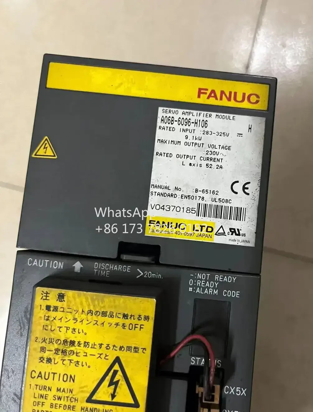 A06B-6096-H106 리퍼 드라이브 작동 기능 OK