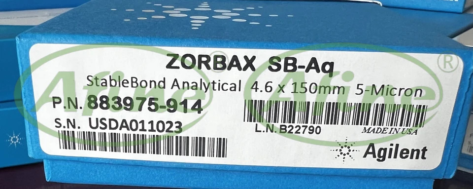 AFINE Agilent ZORBAX NP/SFC880975-905883975-906883975-914StableBond CN 기둥 4.6x250mm5 m 400 barSB-C8