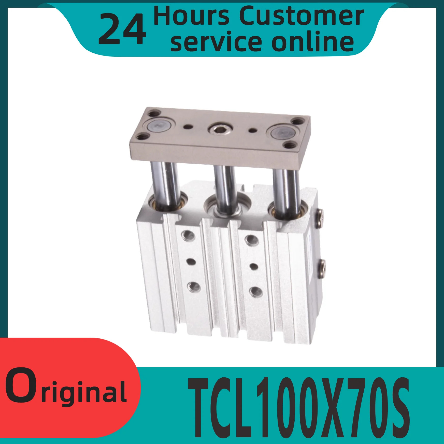 오리지널 3축 실린더 TCL100X70S TCL100X75S TCL100X80S TCL100X90S TCL100X100S 신