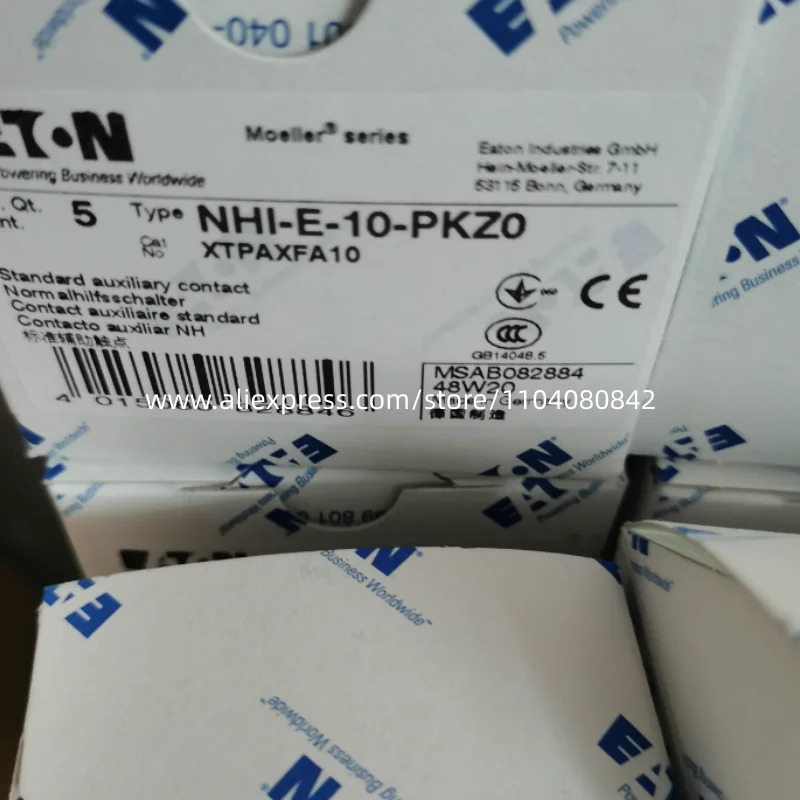 EATON 회로차단기 보조 접점 NHI-E-10-PKZ0 4 개 신