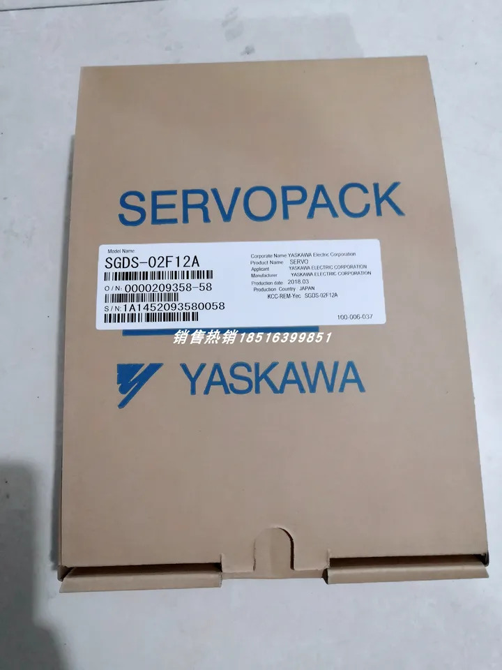 SGDS-02F12A Yaskawa 서보 드라이버