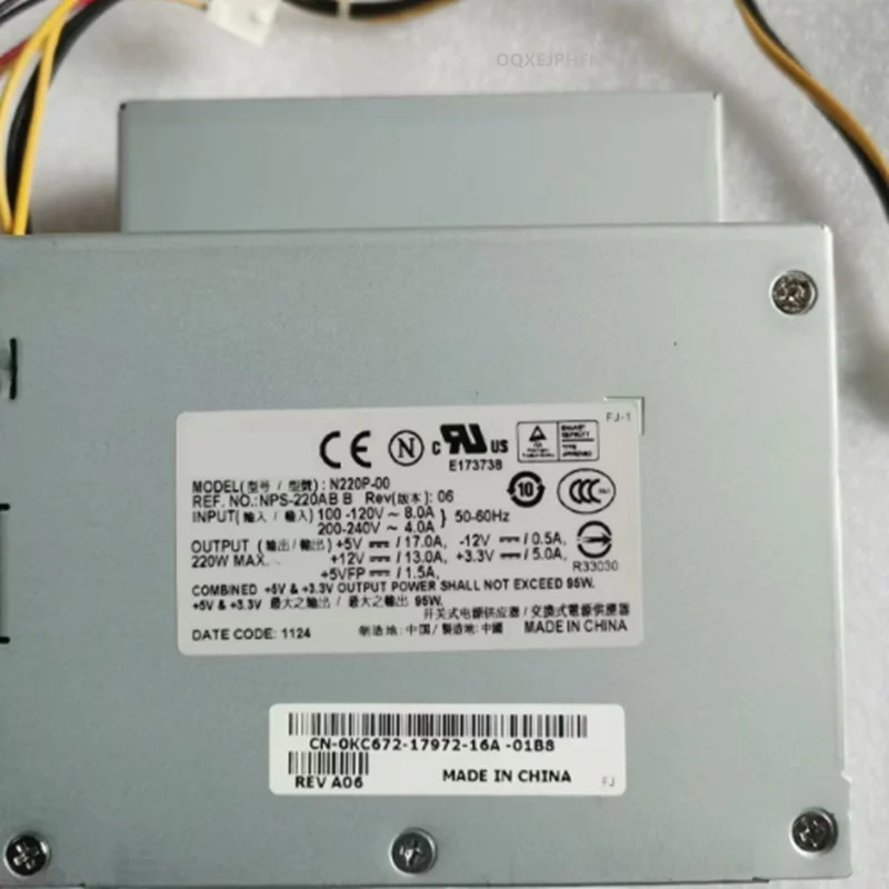 델 GX520 210L 3100C 220W 전원공급장치 L220P-00 N220P-00 H220P-00 PS-5221-5DF-LF NC912 KC672 NPS-220AB BPSU