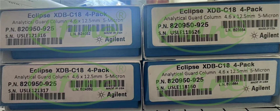 AFINE Agilent ZORBAX820950-925 Eclipse XDB-C18 4.6x12.5mm 5 m 400 바 보호 카트리지 ZGC 4/pkg