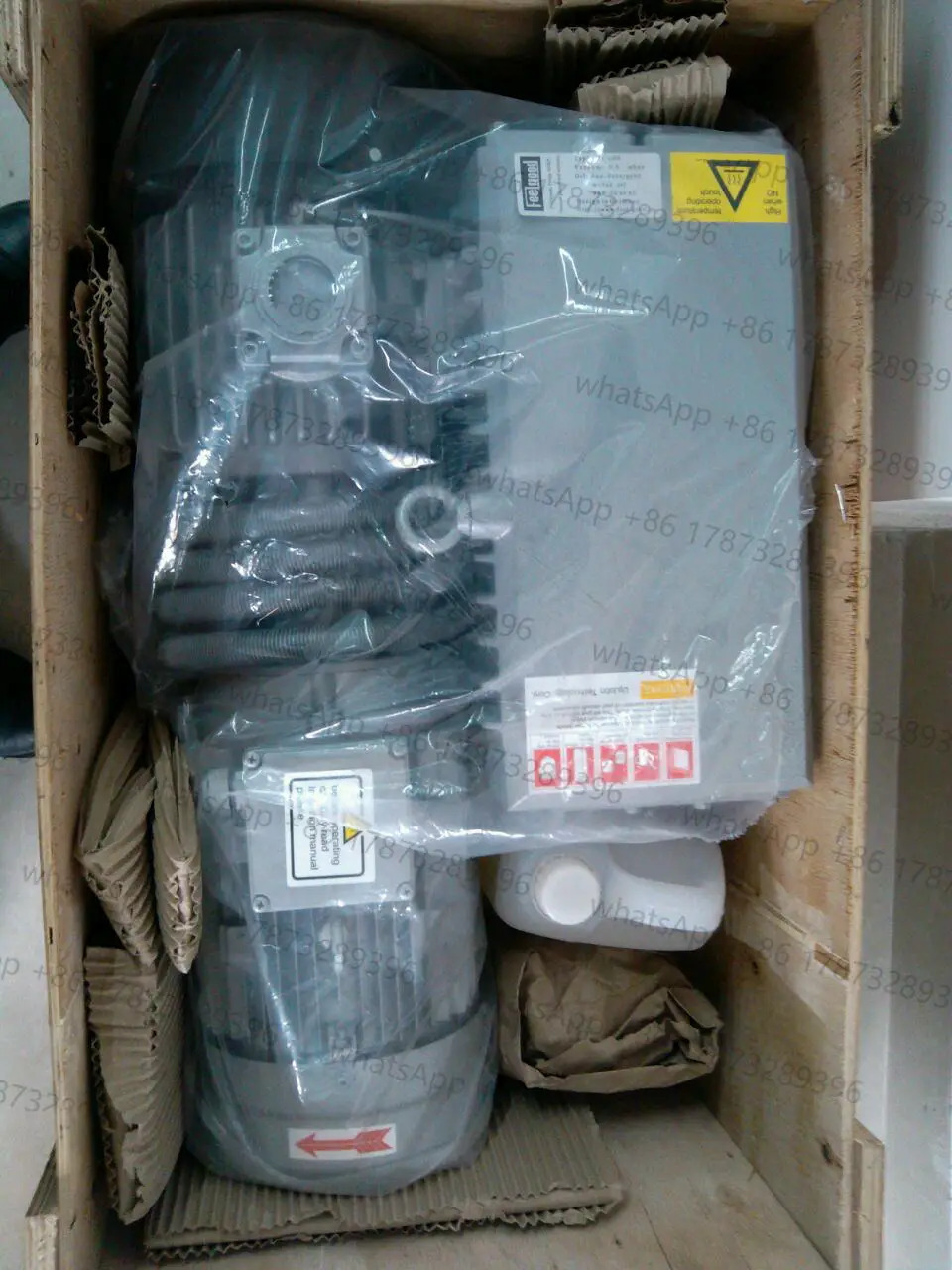 대만 오르레바 진공 펌프 오일 로터리 베진공 R1-100 블리스터 3KW