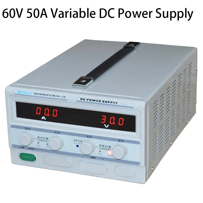 LW-6050Kd 데스크탑 프로 정밀 조정 스위치 DC 안정적전기 도금 실험실 전원공급장치 60V 50A 3Kw