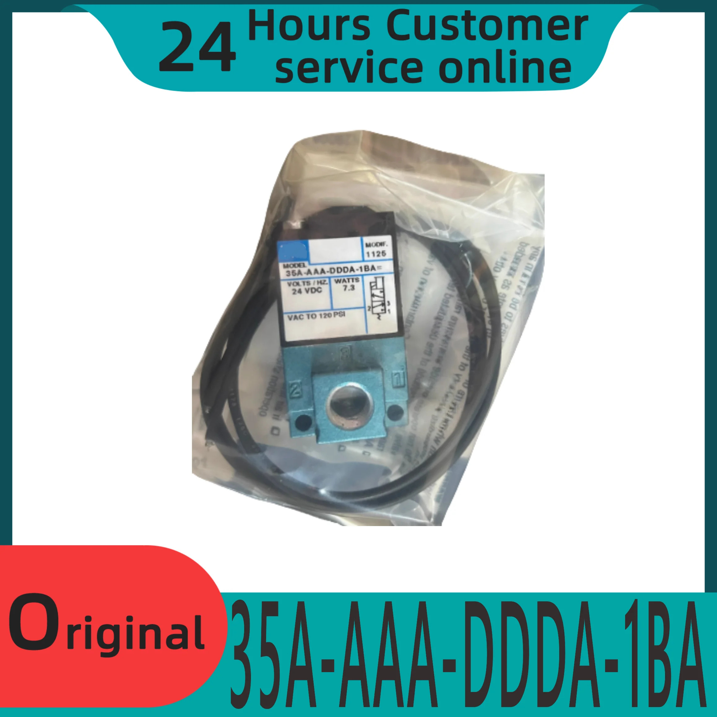 오리지널 솔레노이드 밸브 35A-AAA-DDDA-1BA 1125