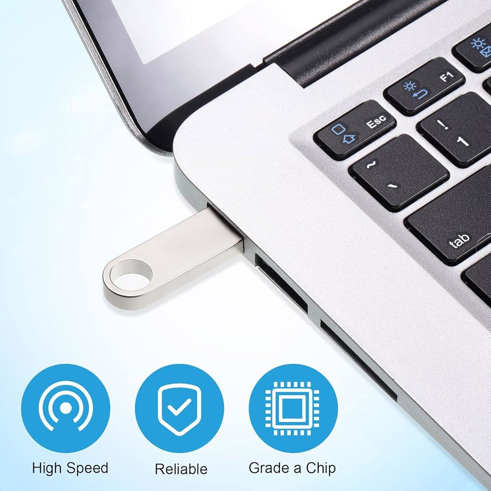 50팩 2.0 플래시 USB 드라이브 벌크 데이터 실버 PC 펜 디자인 합금 아연 스틱 방수 미니 메모리 노트북 컴퓨터 128MB 사무실 소형 썸 학교 저장 - 상세 이미지 3