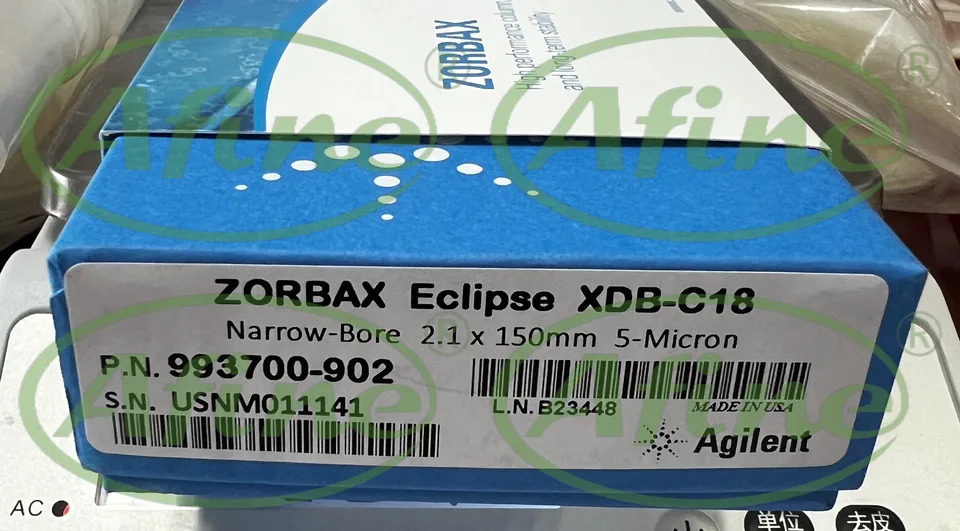 AFINE Agilent 993700-902ZORBAX Eclipse XDB-C18 2.1x150mm 5 m 크빈티지토그래피 컬럼 의 환경 리퍼