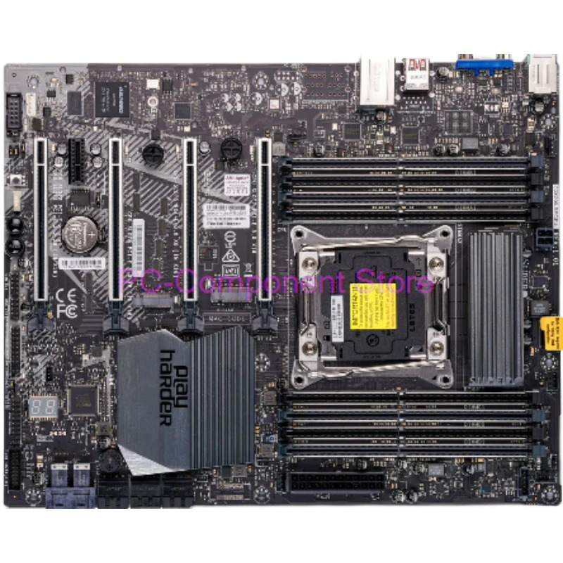 슈퍼마이크로 서버 마더보드 코어 x 4 웨이 GPU 딥 러닝 C9X299-RPGF-L X299 LGA2066 지지대
